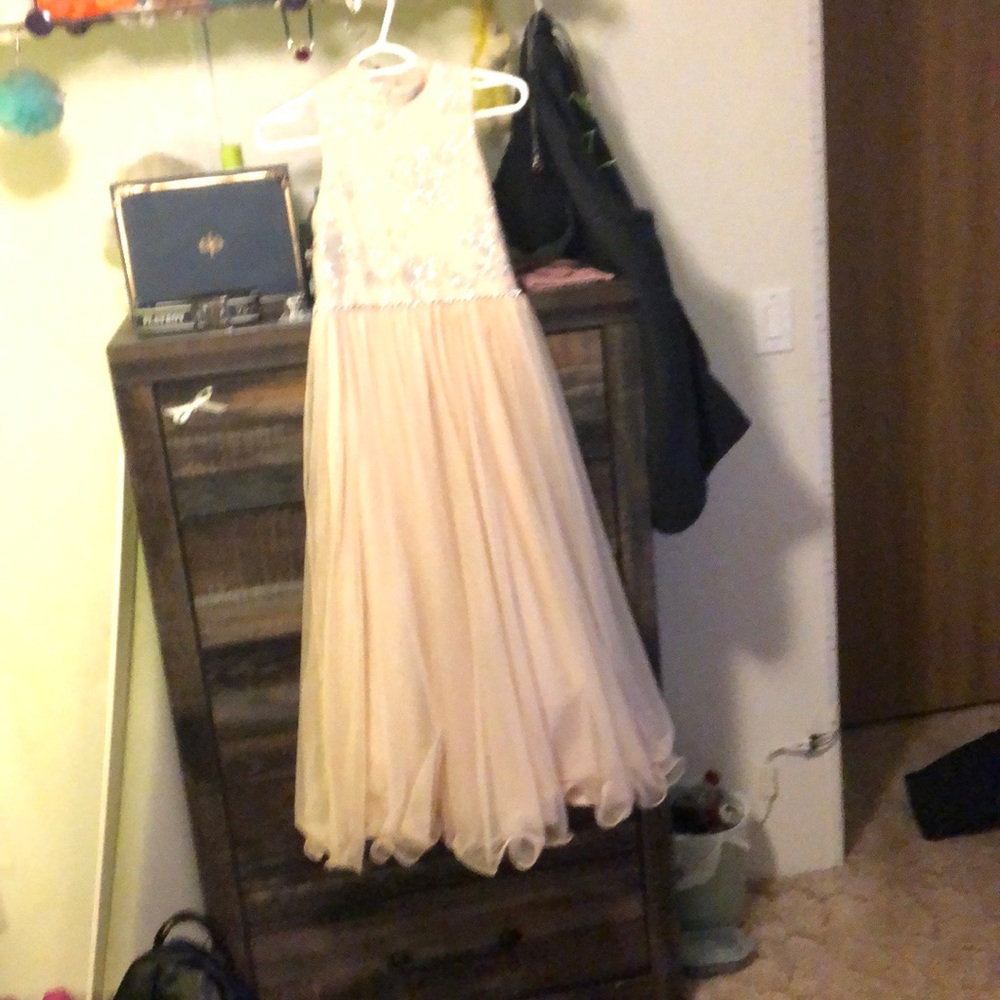 Pale pink dress